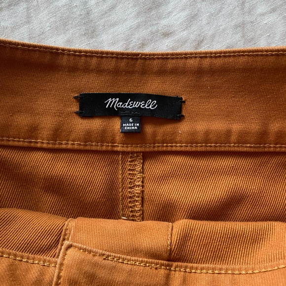 Madewell Button-Front Tan Skirt Size 6 - Picture 3 of 3